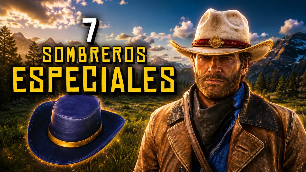 🔥 Los 7 Sombreros MÁS RAROS de RDR2 (Cómo Conseguirlos TODOS)