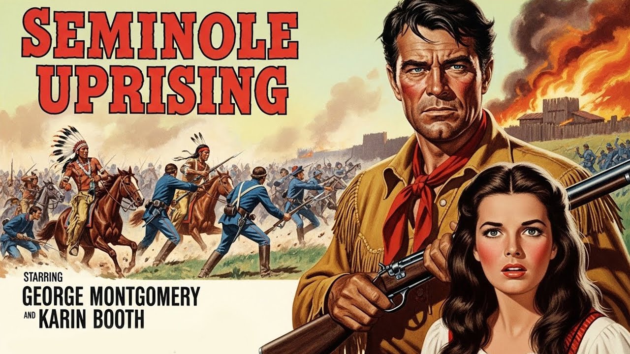 George Montgomery | Seminole Uprising | Watch the Full Western Drama Movie!