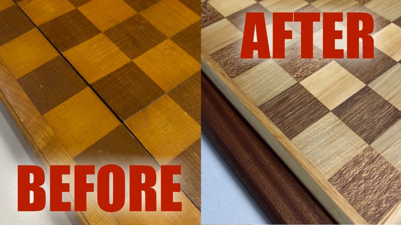 PART THREE: Restoring a Historic 1950s Championship Chessboard