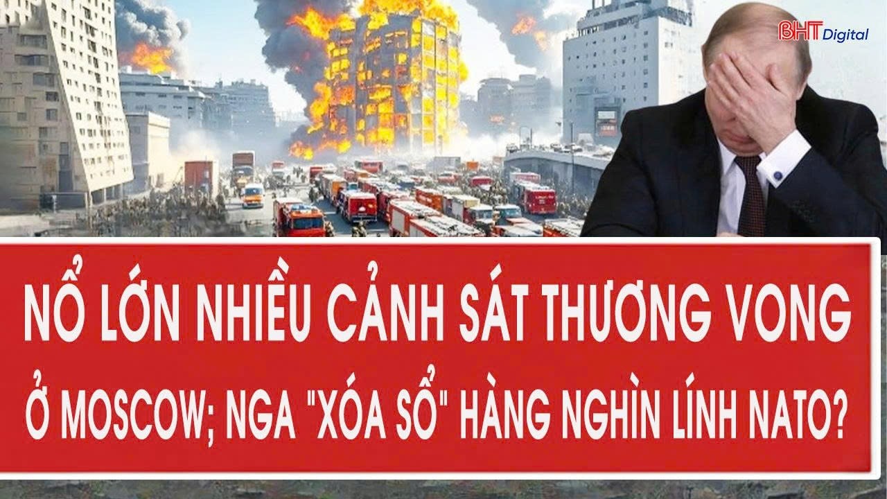 Tâm điểm quốc tế 24/2:Nổ lớn nhiều cảnh sát thương vong ở Moscow; Nga “xóa sổ” hàng nghìn lính NATO?