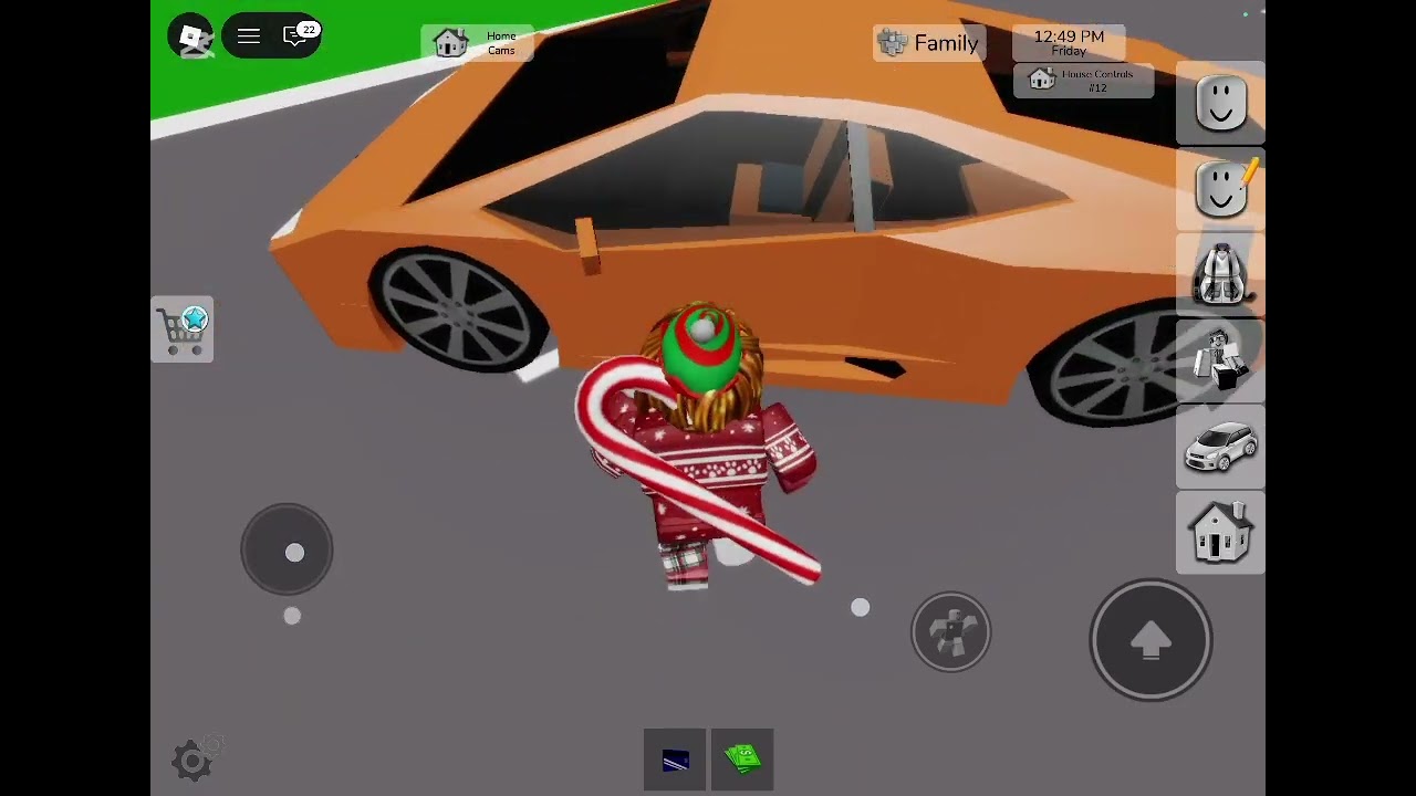 ვემზადები ახალი წლისთვის ქალაქ Brookhaven-ში Roblox-ში.
