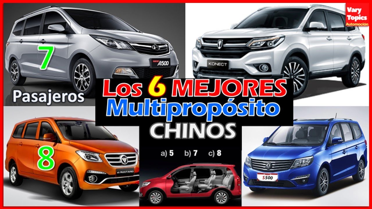 Las 6 Mejores MPVs Utilitarias Chinas, SUVs Multiproposito BARATAS | Vary Topics