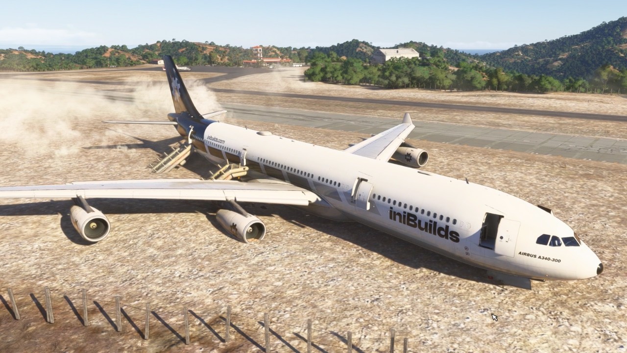 The NEW HYPER REALISTIC Inibuilds a340-300 IS IN TROUBLE