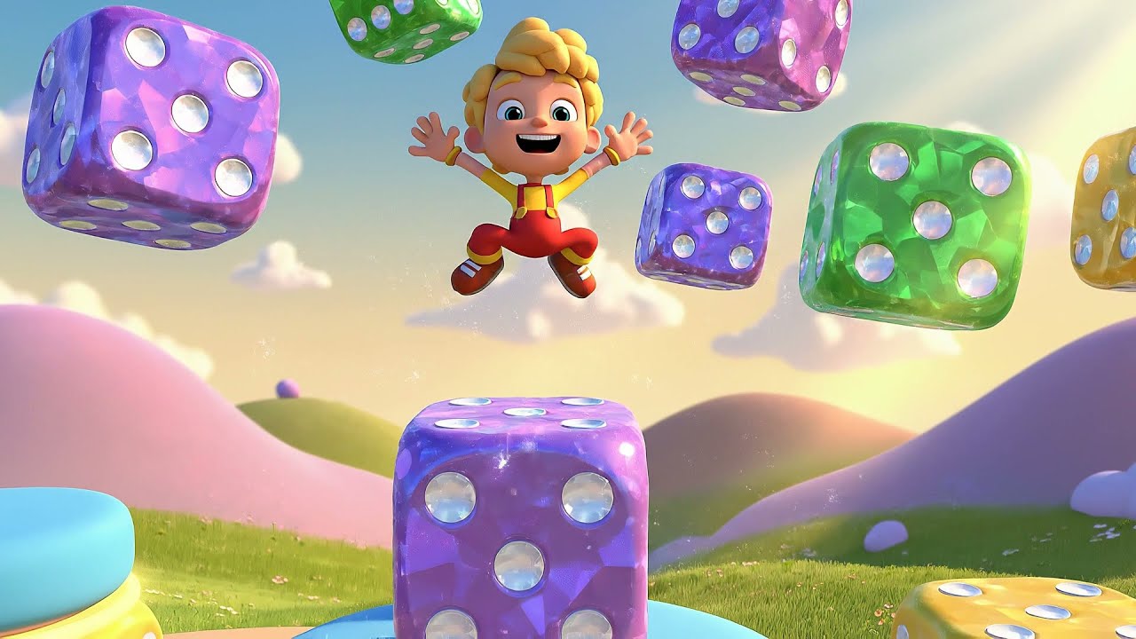 Roblox Funny Kid Rode a Giant Rolling Dice | Nursery Rhymes for Kids & Baby Songs