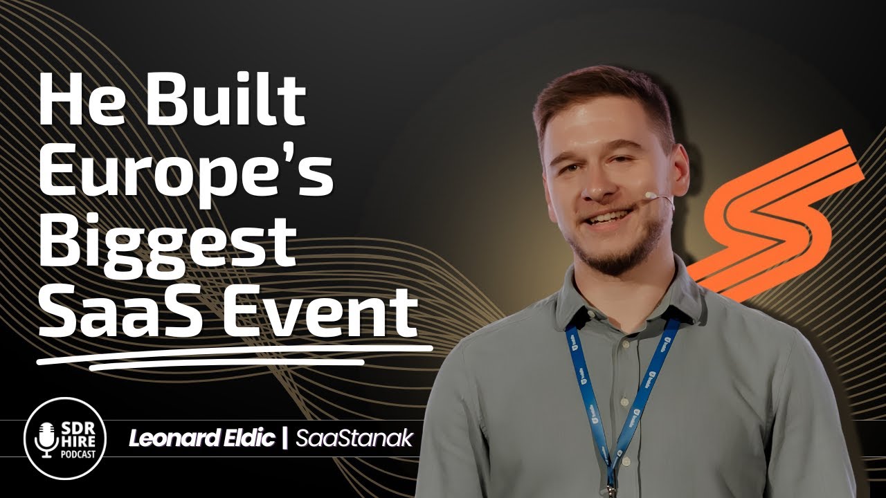 From 16 People in a Bar to Europe’s Biggest SaaS Event | Leo Eldic @SaaStanak