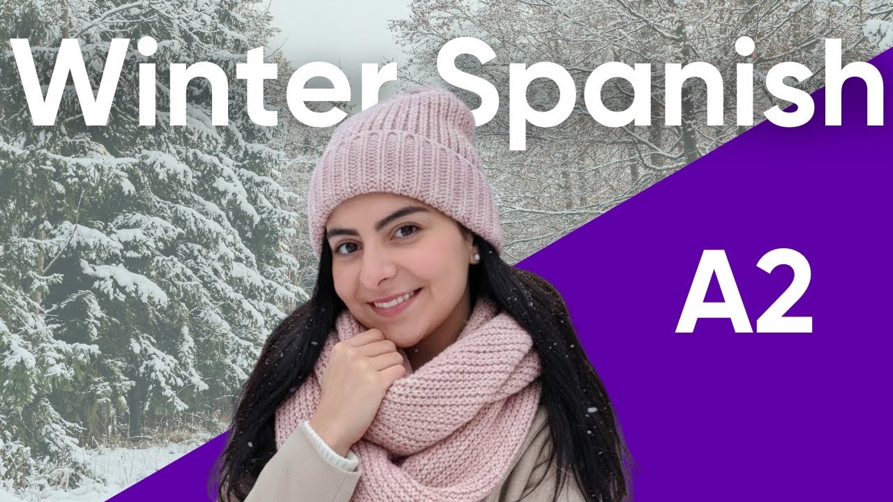 Winter Spanish: Useful Phrases in the Canadian Snow 🇨🇦❄️ (A2 Vlog)