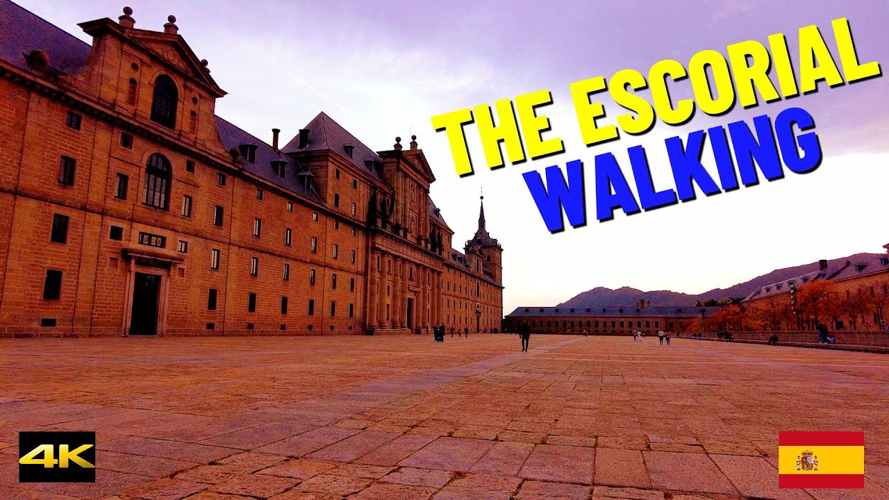 THE ESCORIAL (4K) VIRTUAL WALKING TOUR (El ESCORIAL) SPAIN 2022