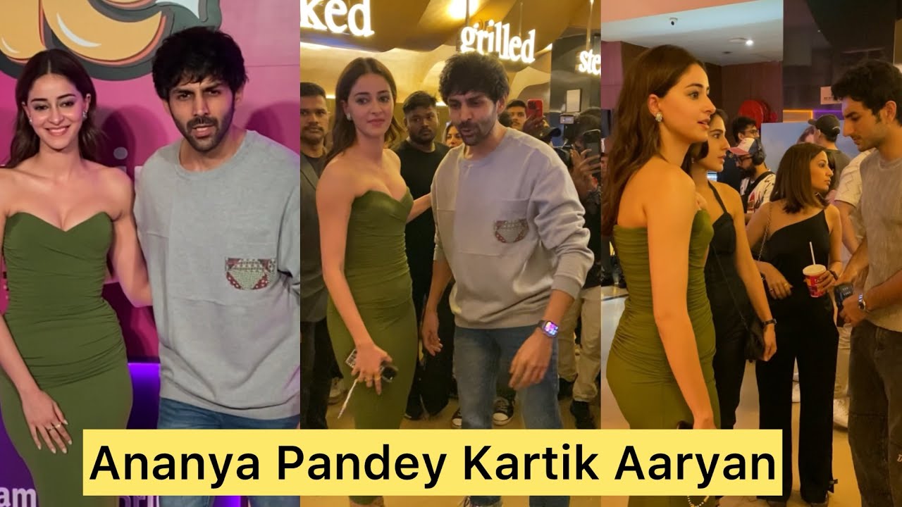 ￼When Ananya Panday Meet Sara Ali Khan Ibrahim Ali Khan At Call Me Bae Movie Screening