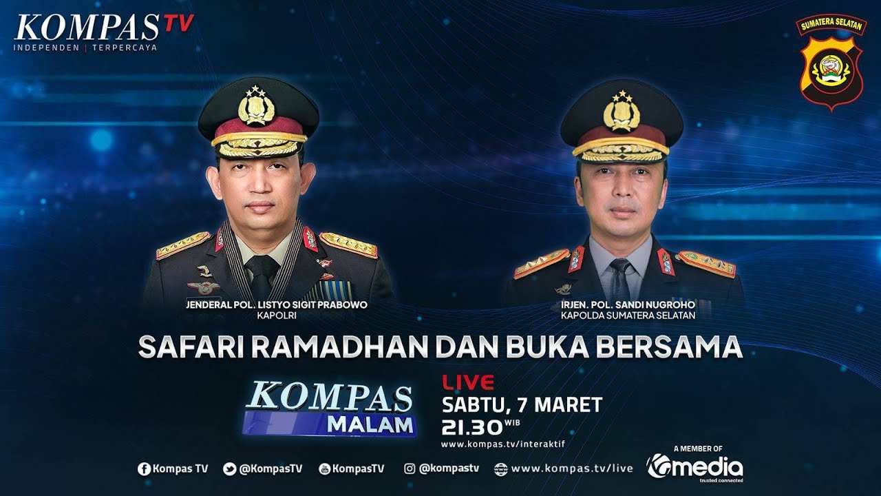 Safari Ramadan di Sumsel, Kapolri Listyo Sigit Beri Bantuan Kredit ke Petani | KOMPAS MALAM