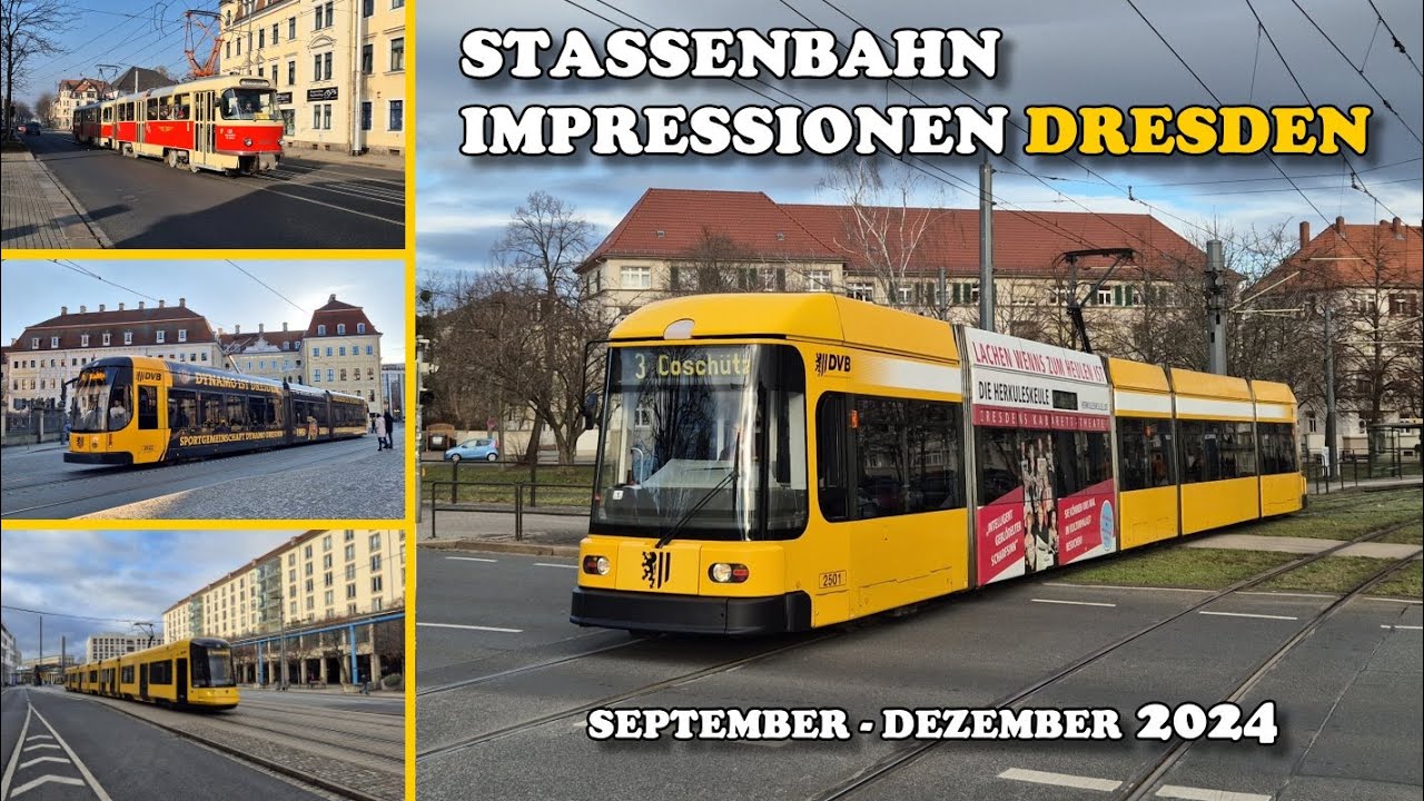 Straßenbahn Dresden | Straßenbahn Impressionen - Sept.- Dez. 2024
