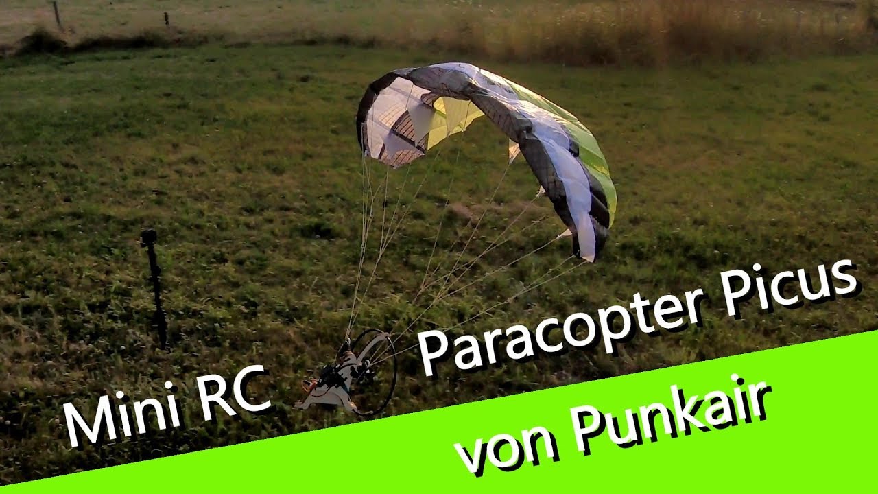 #02 Mini RC Paramotor Picus von Cefics Punkair - geht das ganz in die Luft?