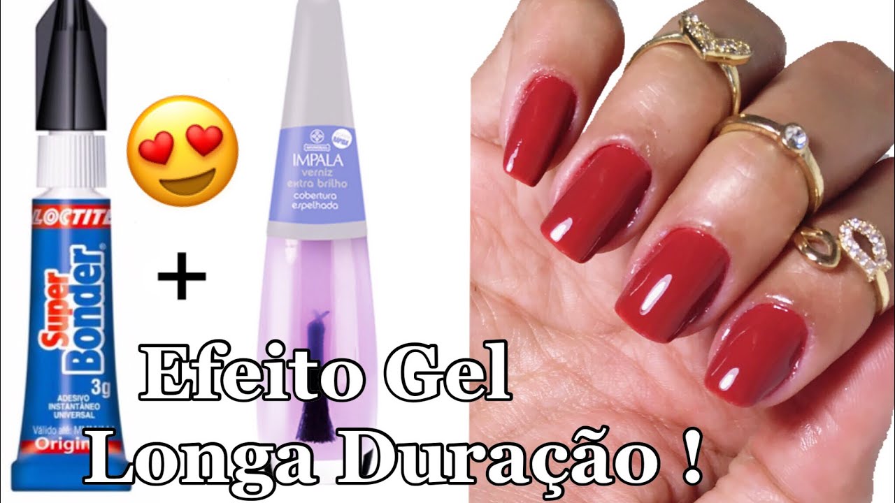🌟 SUPER BONDE NO ESMALTE  /Efeito Gel 💅🏼 Fa&ccedil;a Seu Esmalte durar at&eacute; 2 Semanas!
