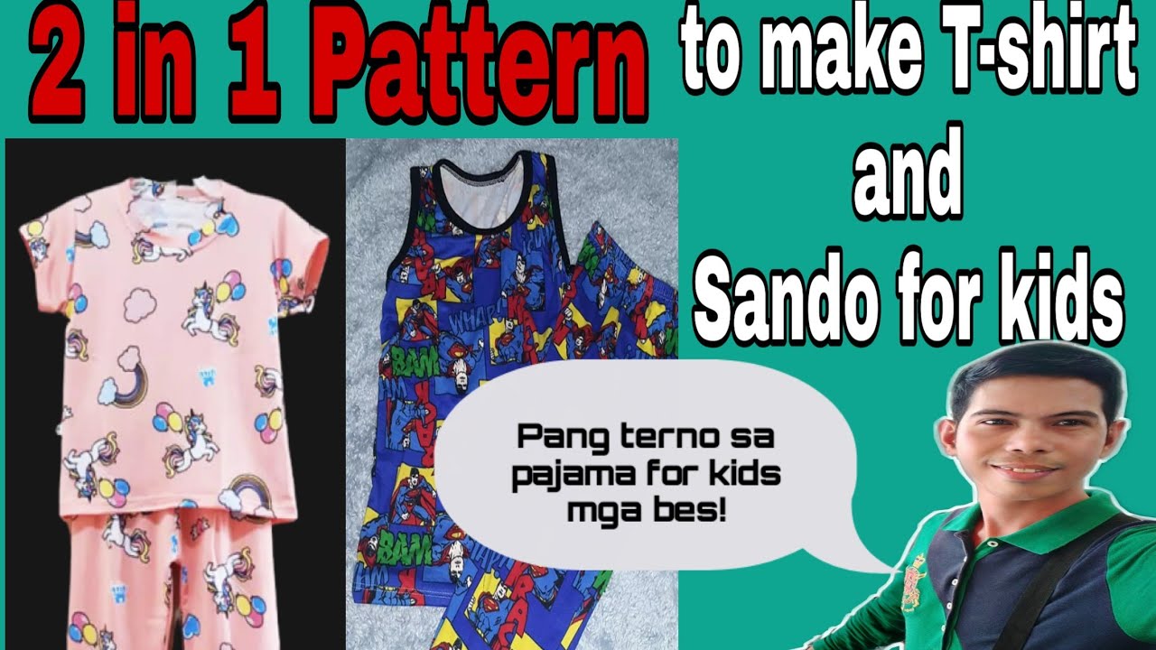 T-shirt Pattern for kids( a complete guide from 1-12 years old) with free PDF file