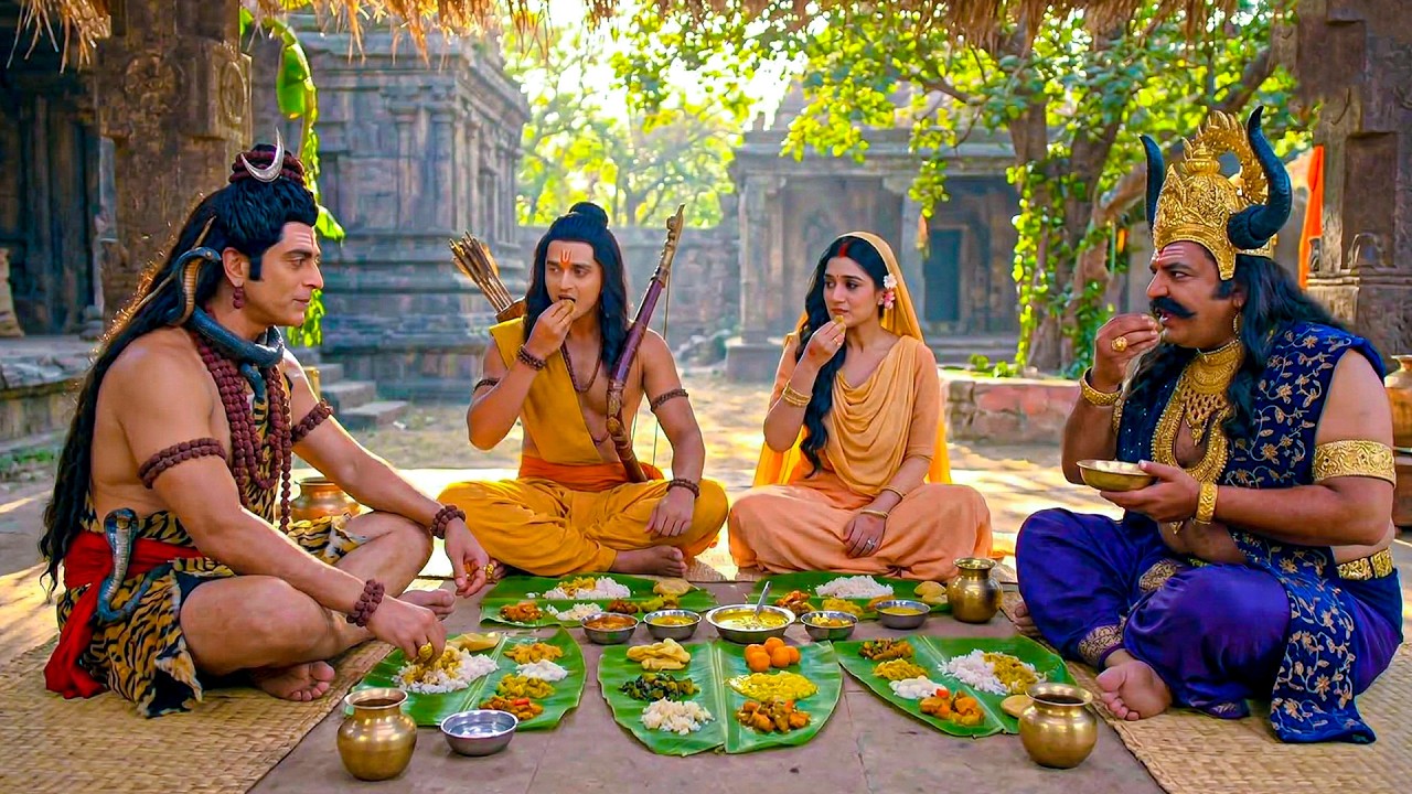 जब महादेव पहुँचे राम-सीता के घर, यमराज संग हुआ दिव्य भोजन | श्रीमद् रामायण | New Episode 2026
