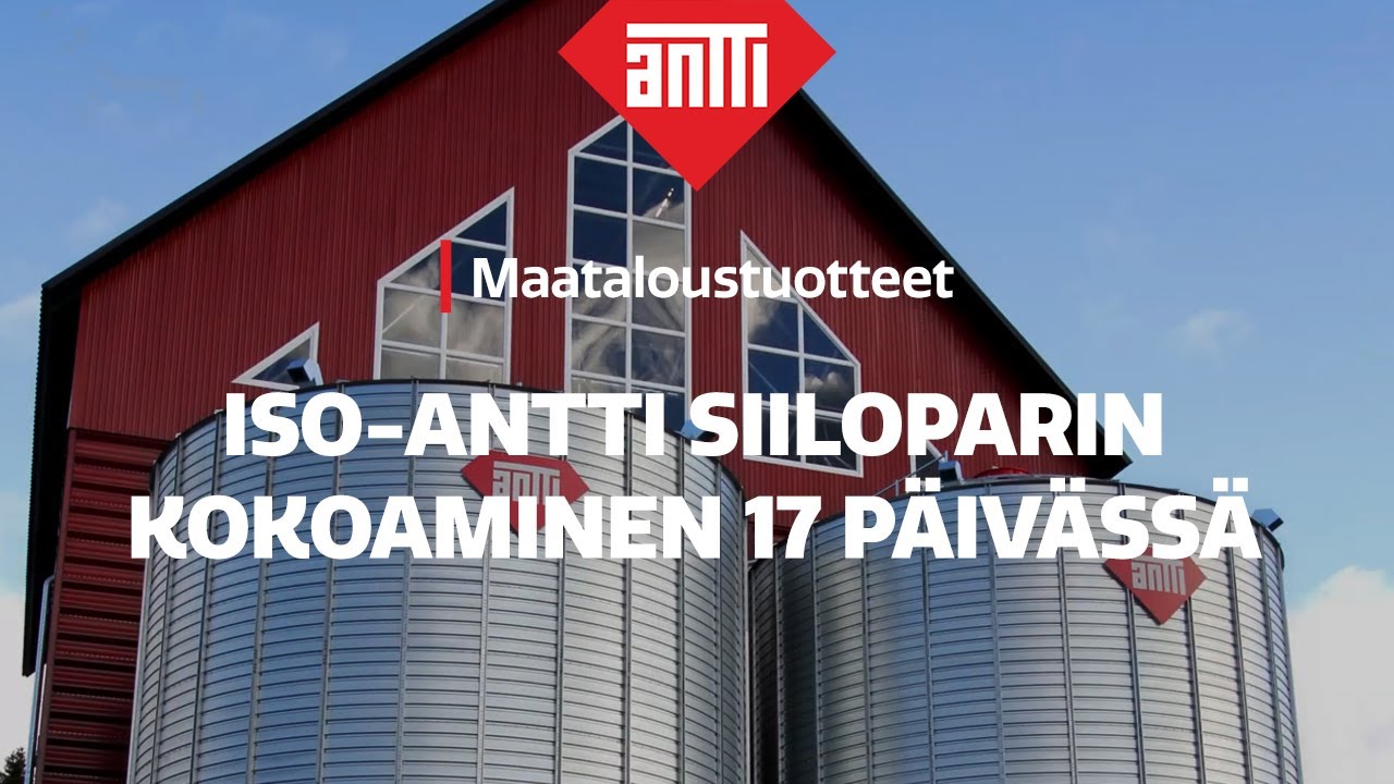 Antti-Teollisuus - Laitialan kartanon Iso-Antti siiloparin pystytys