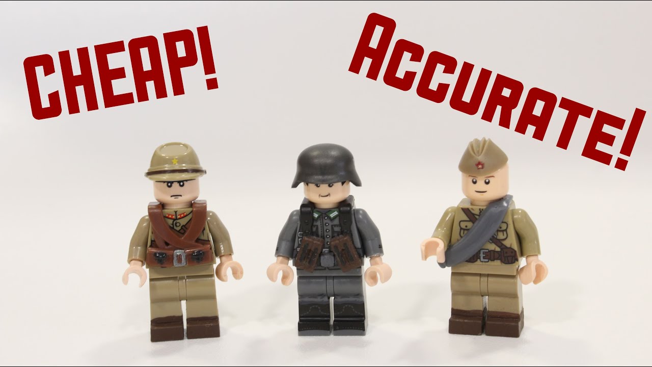 How to build LEGO WW2 minifigs