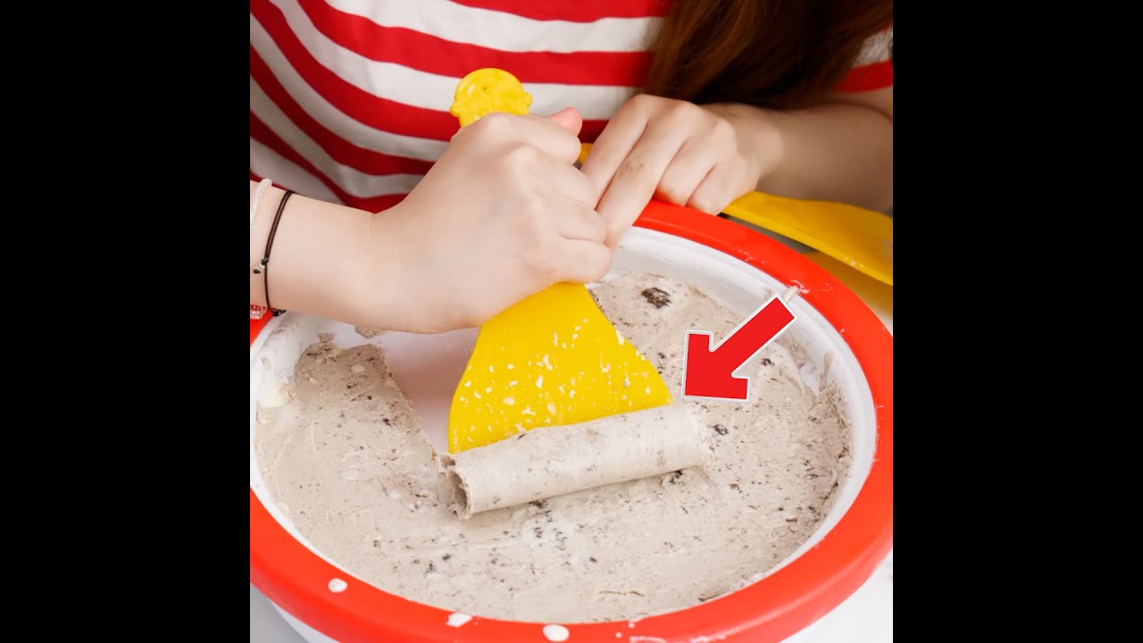 철판 아이스크림롤 무조건 성공시키는 법! Fried Ice Cream   #Shorts