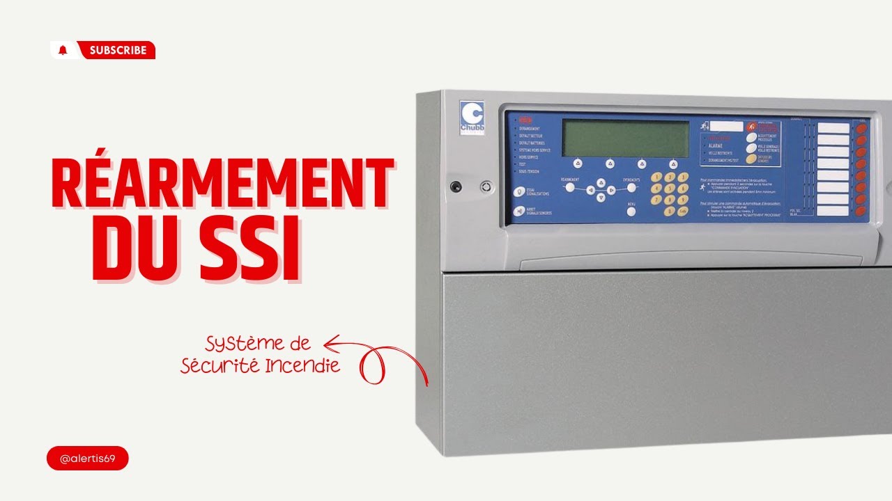 Formation Système de Sécurité Incendie Alertis. Réarmement SSI