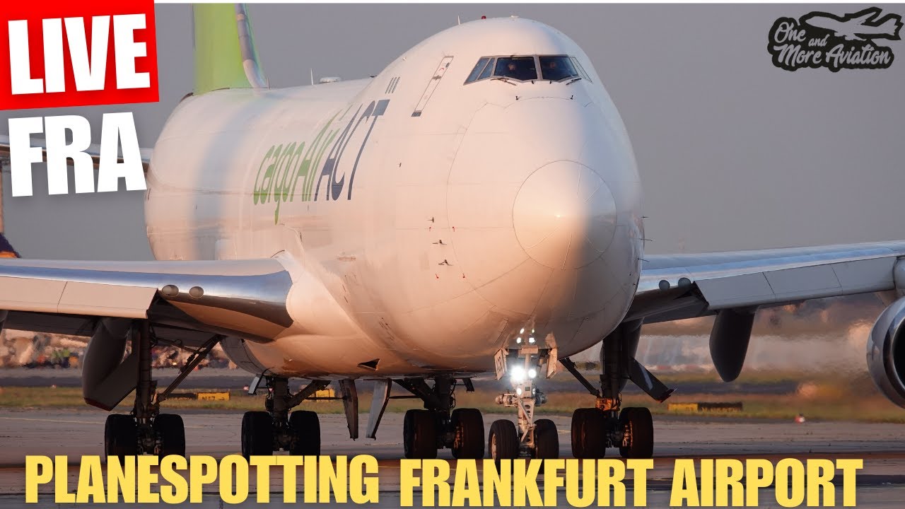 🔴Live Frankfurt Airport Planespotting 🛬FRA🛫 Zwischenlandung Luftwaffe A400M | Platz 1 FR24