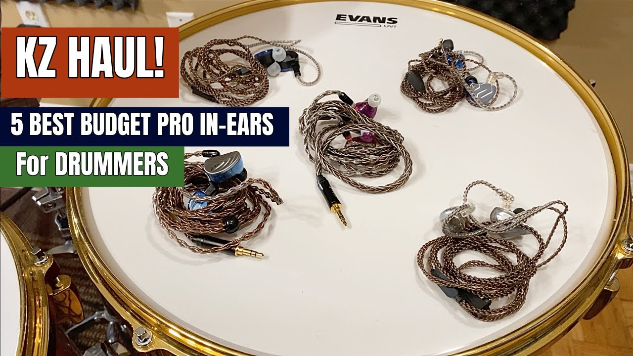 KZ HAUL! ⭐️5 Best BUDGET PRO IN-EARS For DRUMMERS 🎧⭐️