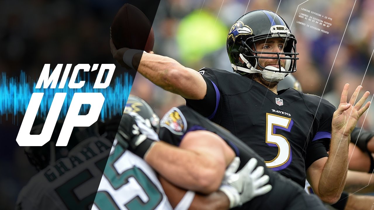Mic'd Up Joe Flacco Leads Ravens to Big Win over Eagles  | NFL Films | Sound FX