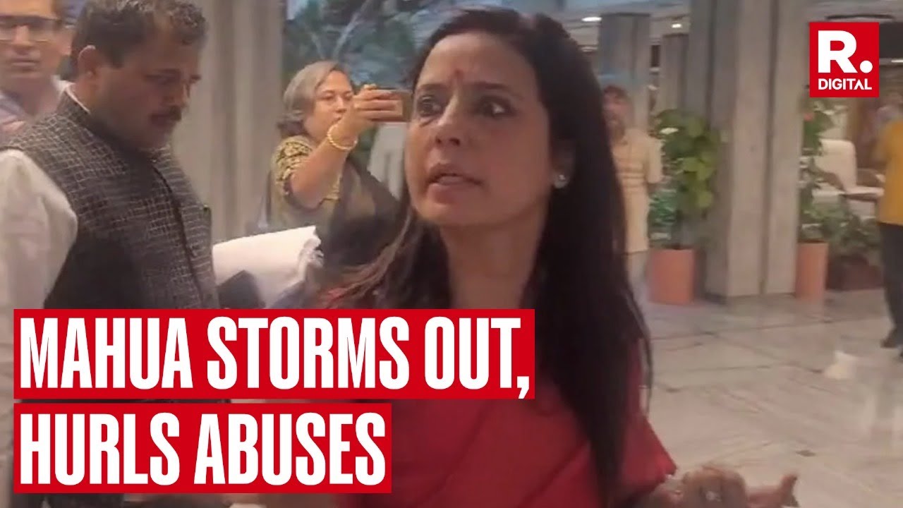 &lsquo;Personal Questions&rsquo;: TMC MP Mahua Moitra,  Storm Out Of Ethics Panel Meeting