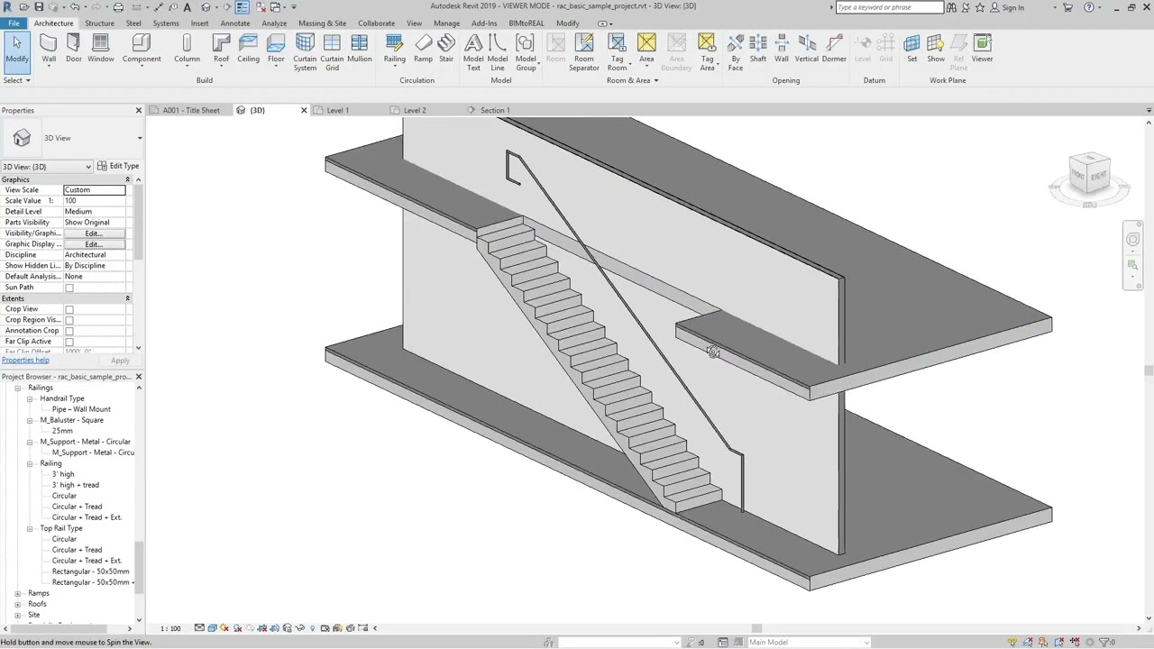 Revit Tips and Tricks #9: Railing Extensions and Extension Styles