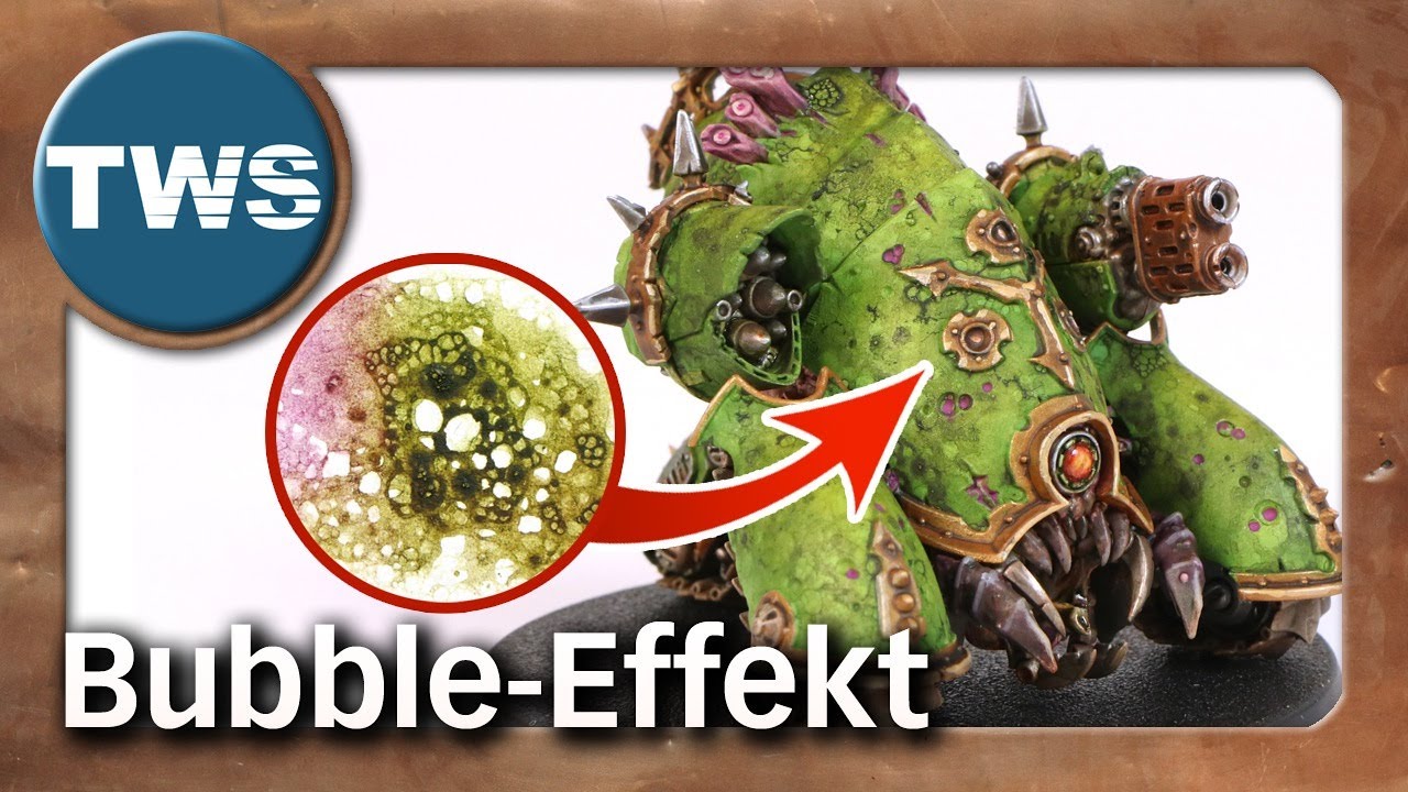 Tutorial: Technik f&uuml;r Farbverl&auml;ufe & Bubble-Effekte (Figuren, Miniaturen bemalen, Tabletop, TWS)