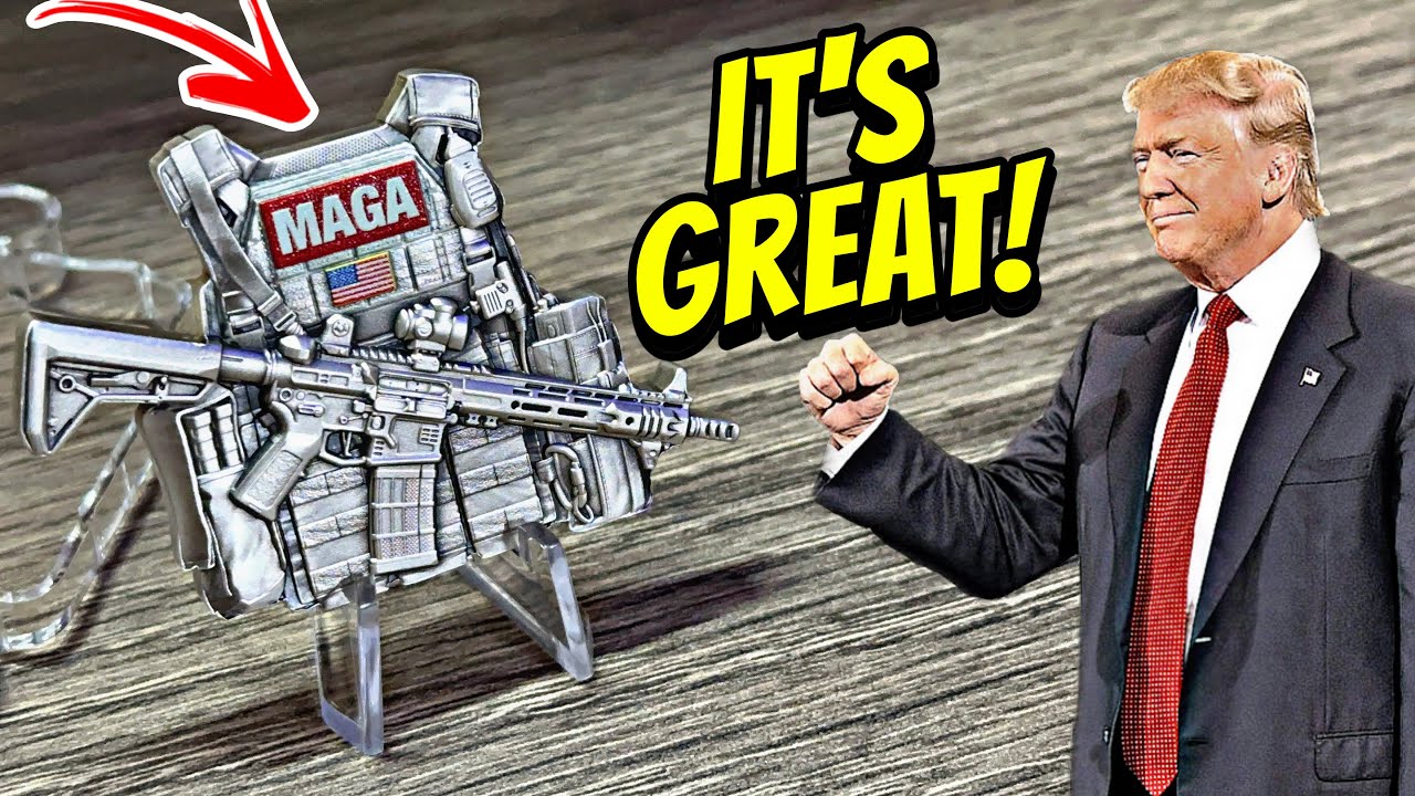 The Ultimate Donald Trump Silver Bar: 2oz Silver MAGA Bulletproof Vest by Spectres