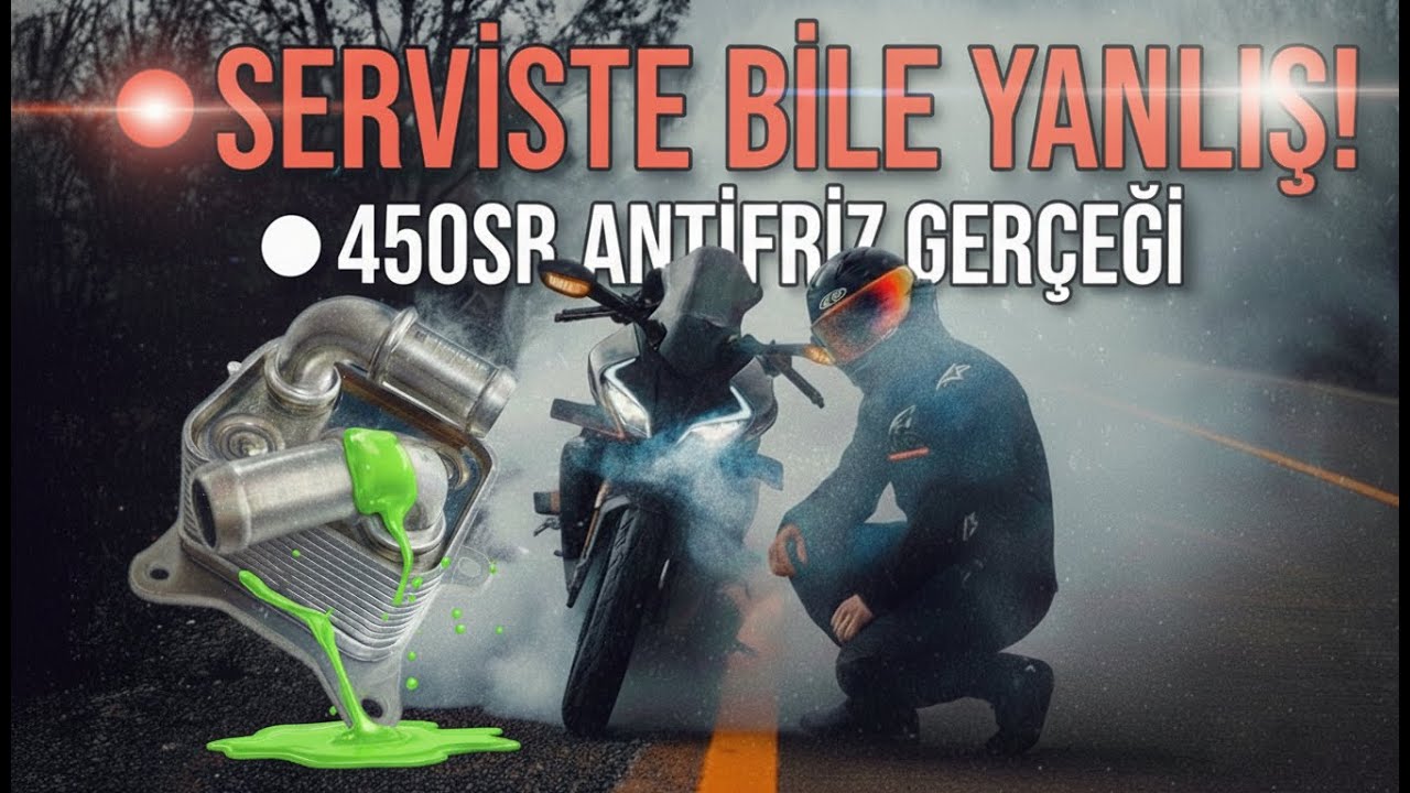 SERVİSTE BİLE YANLIŞ ! | 450SR’DA BÜYÜK ANTİFRİZ HATASI VE DEĞİŞİMİ