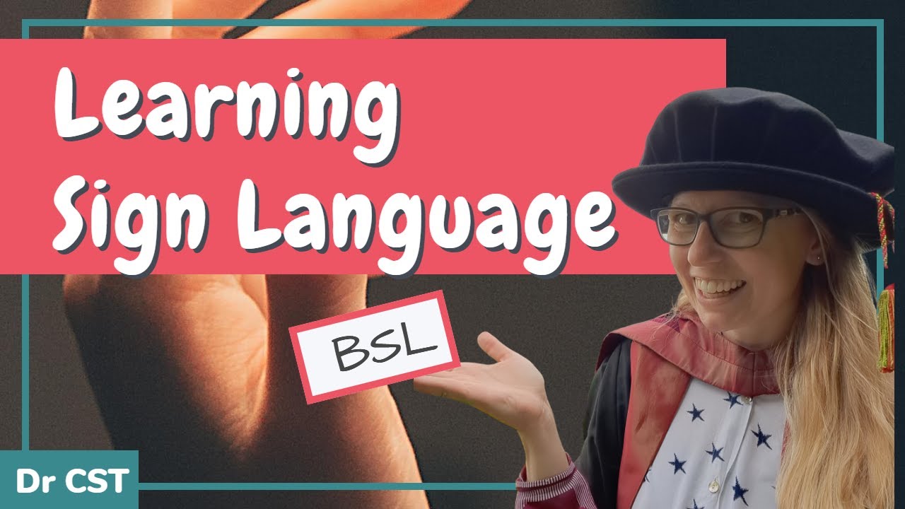 UNIVERSITY LECTURER learning BRITISH SIGN LANGUAGE - being a student again! 