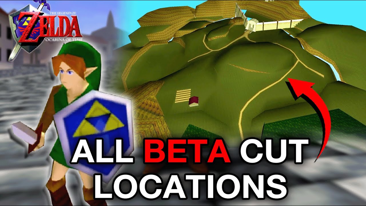 Полные вырезанные и изменённые карты Zelda Ocarina of Time | Вырезанный контент