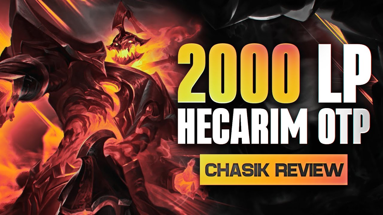HES RECLAIMING RANK 1 KR &mdash; How The BEST Hecarim In The World STOMPS SoloQ