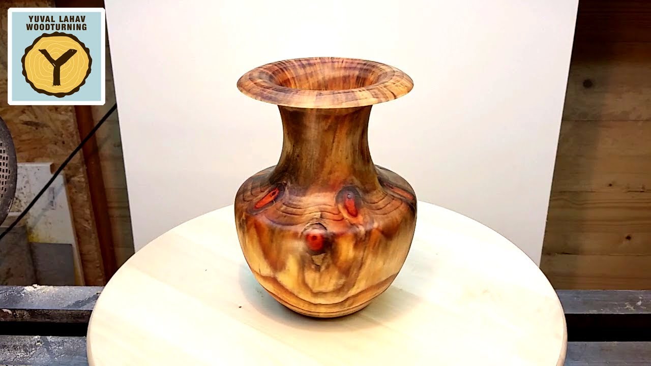 Woodturning Norfolk Island Pine Vase
