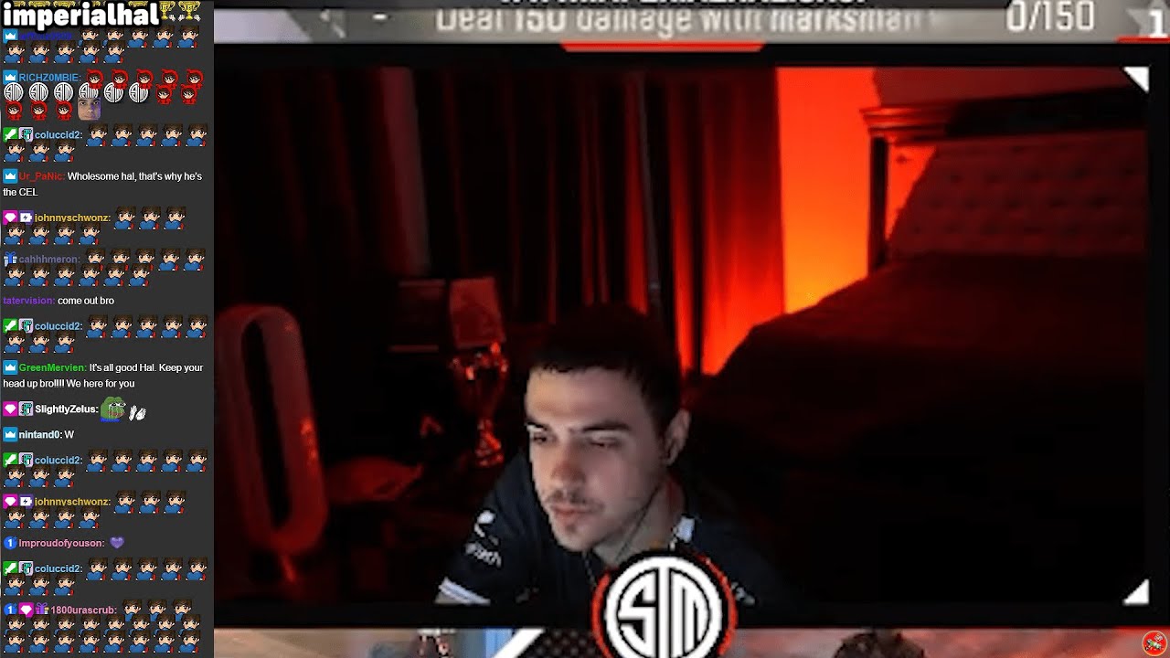 TSM ImperialHal tears up and apologizes to his team after they made ALGS LAN!