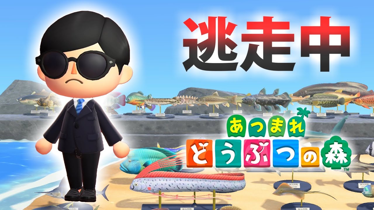 【あつ森】逃走中を森でやってみた inつべ島 模型編【実況】あつまれどうぶつの森