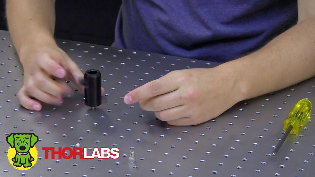 Tips for Bolting Post Holders to Optical Tables, Bases, and Breadboards | Thorlabs Insights