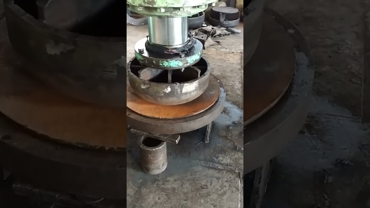 16 mm  Ka dish Bending #hydraulicpress