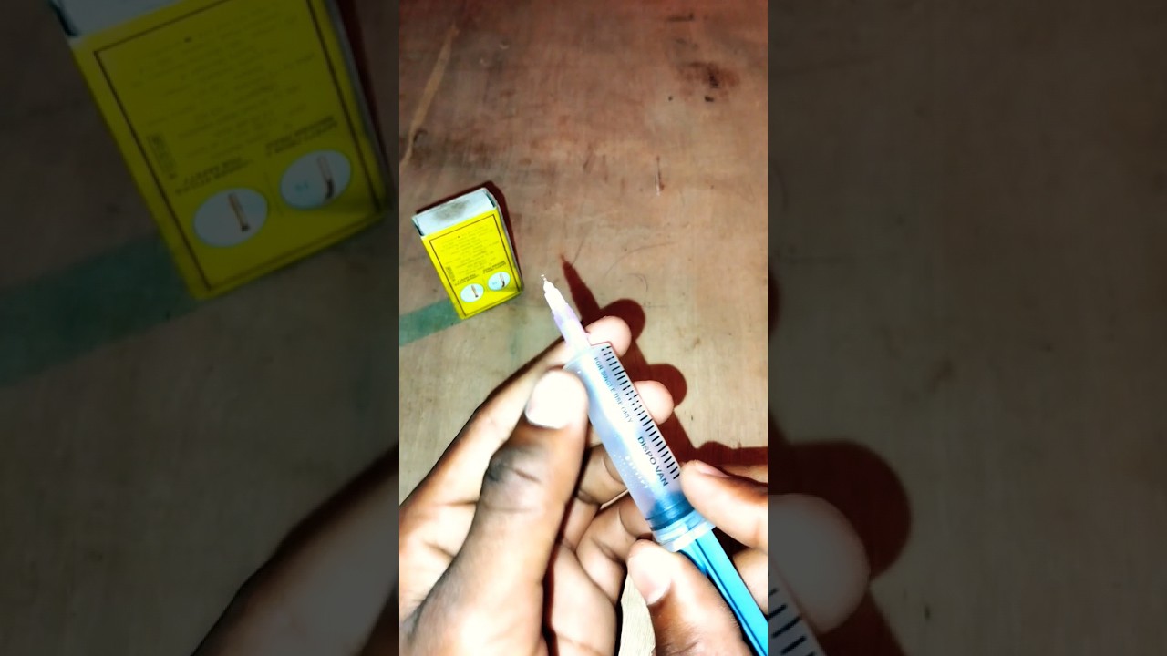 How To Make A Syringe Gun // Syringe gun kaise banaye #ytshorts