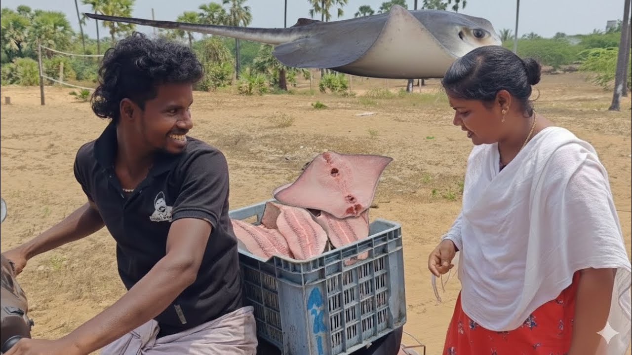 மீன் வண்டி வந்ததுல வாங்கின மீனை இன்னைக்கு சமைச்சோம் 