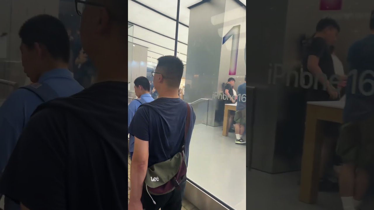 Iphone launch #iphone #16promax #iphonelaunch #china #hongkong #apple
