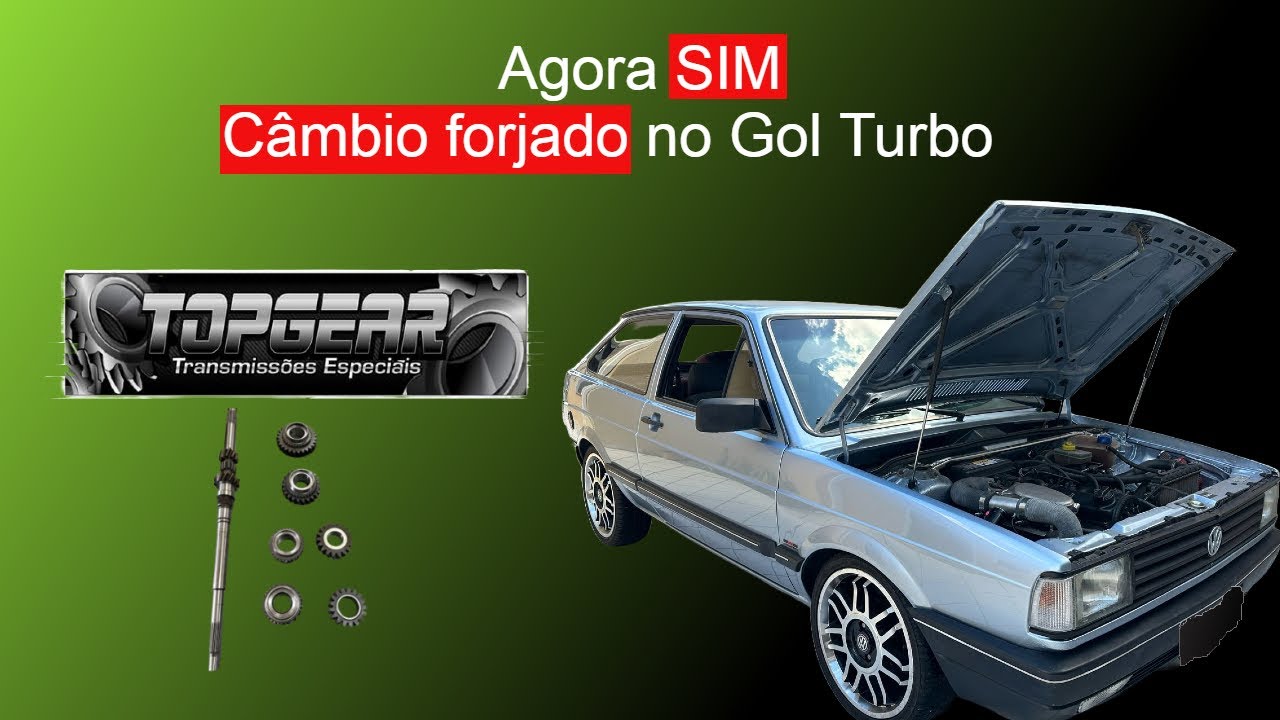 CÂMBIO FORJADO no Gol Turbo - Top Gear de 1 a 4 - Unboxing e montagem