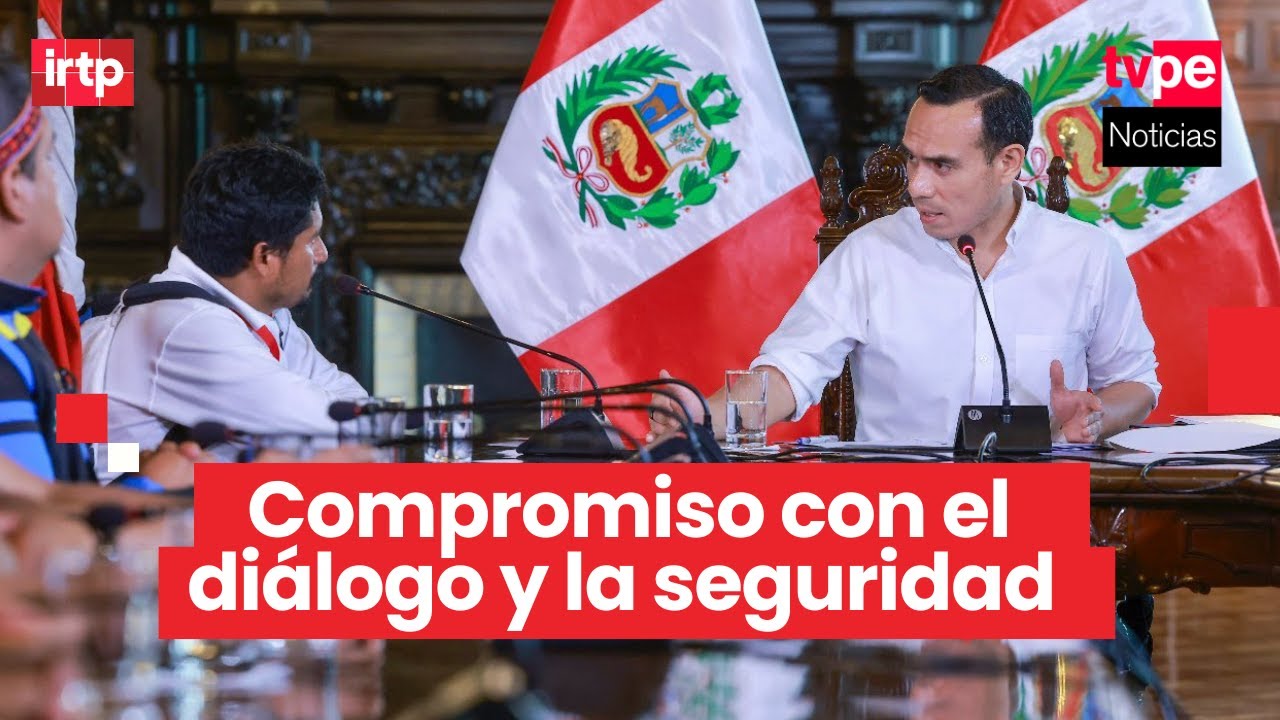 Presidente Jerí se reúne con alcalde de Pataz y rondas campesinas en Palacio