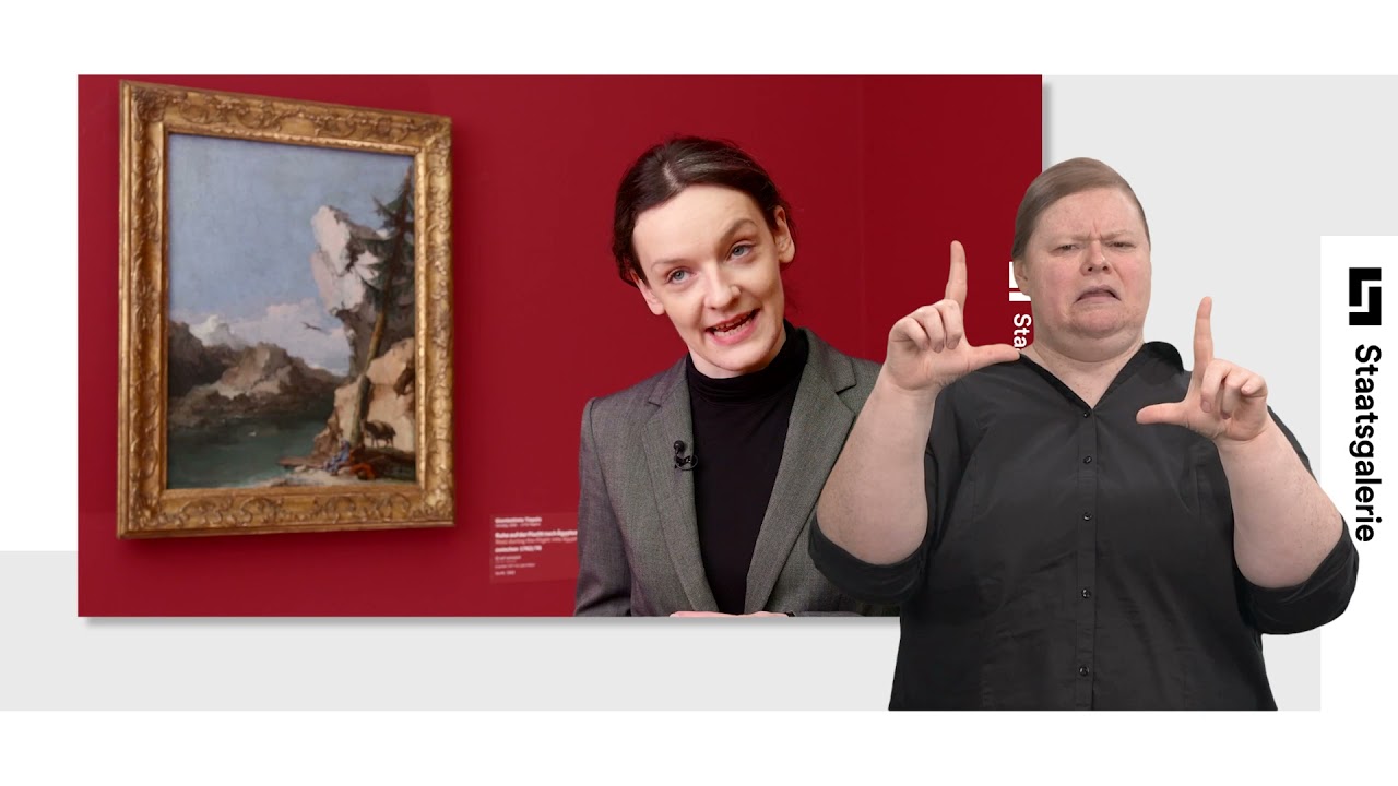 Die Sammlung der Staatsgalerie – Italienische Malerei in Gebärdensprache