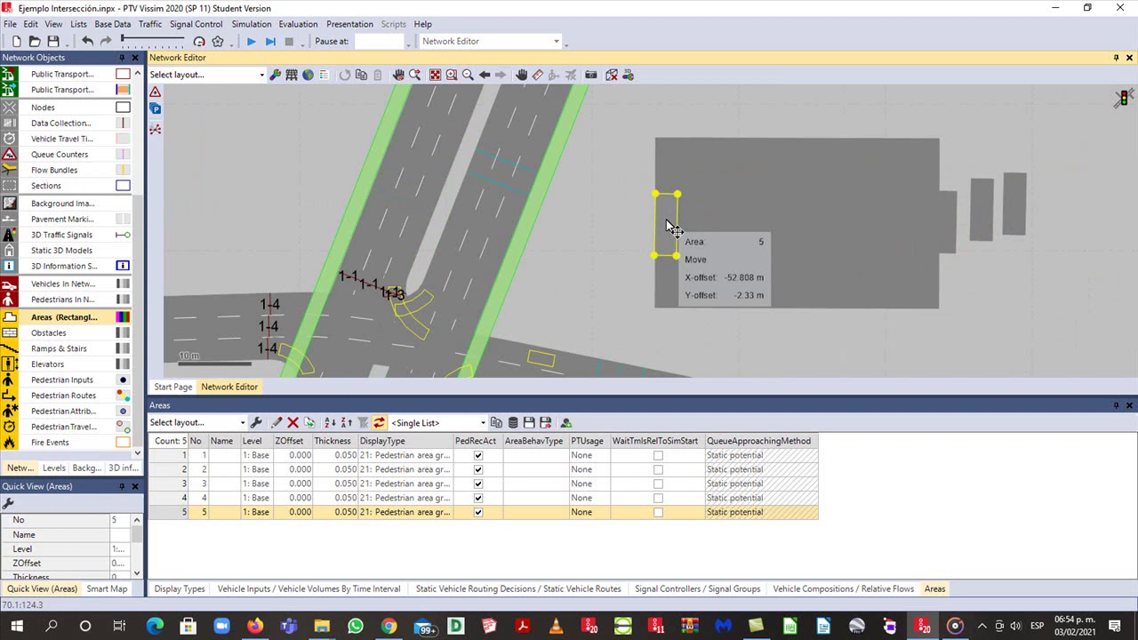12b Ejemplo Simulación Intersección