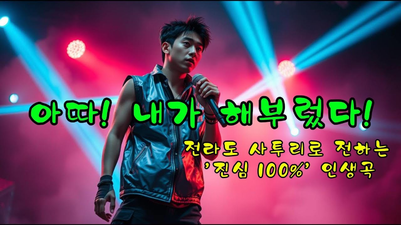 아따  내가 해부렀다 / 중간에 랩 실화냐..? 전라도 사투리로 분위기 찢어버린 신곡 ⚡