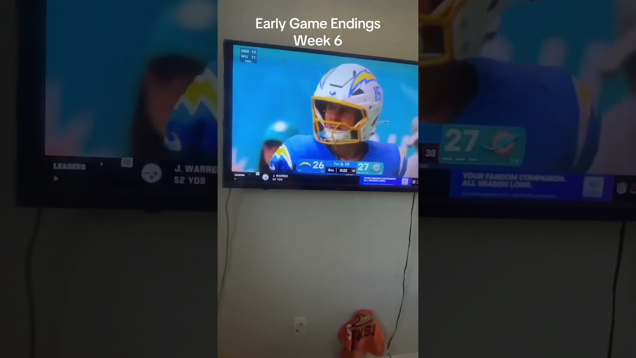 Early Game Endings Week 6 Part 1!!! 
