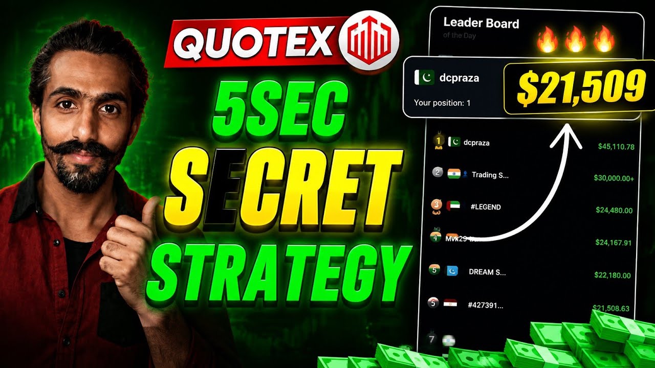 Quotex 5 Second Strategy 2026 | Best Winning Strategy for Quotex Trading 🔥 