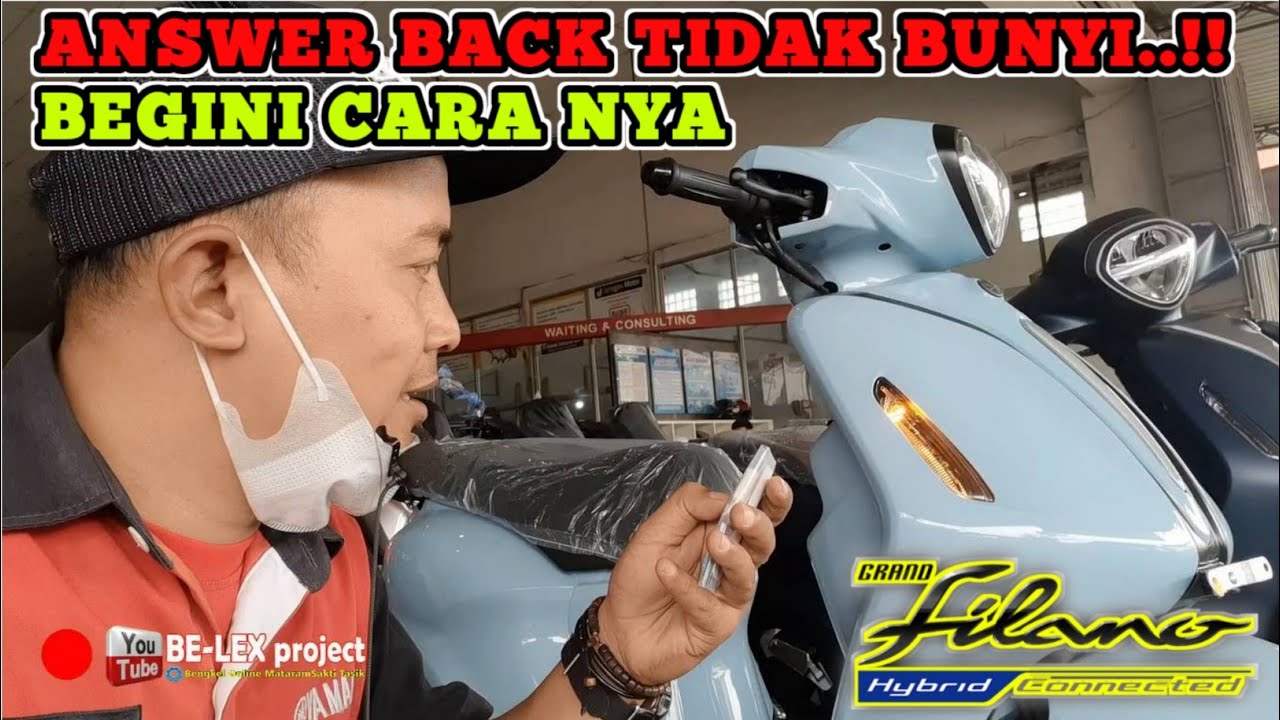 CARA MENG AKTIFKAN ANSWER BACK SYSTEM YAMAHA GRAND FILANO YANG MATI TIDAK BUNYI
