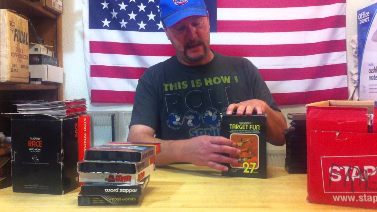 Garage Sale Find - Atari 2600 Plus Boxed Games